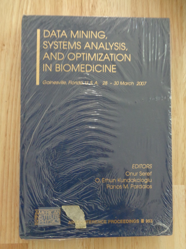 AIP Conference Proceedings 953.: Data Mining, Systems Analysis Biomedicine HC