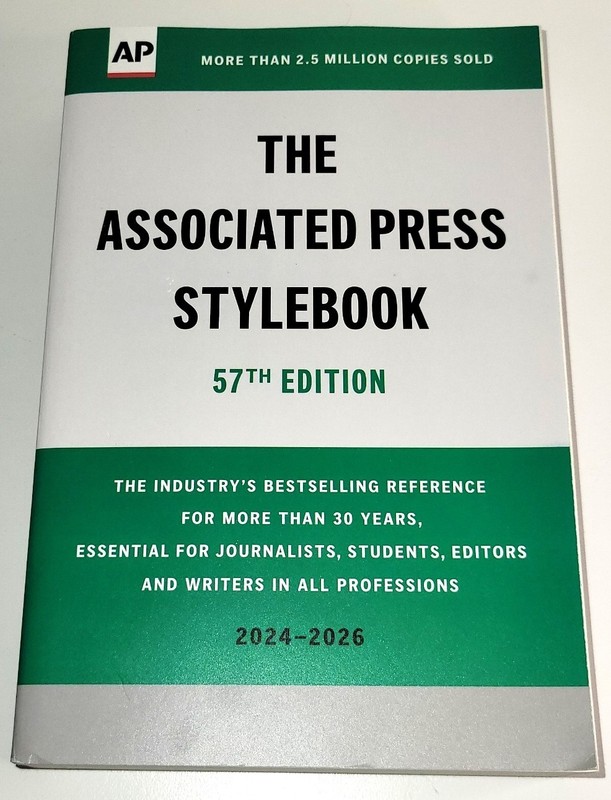 Associated Press Stylebook 57th Edition 2024-2026 AP Writing & Editing Guide