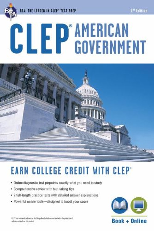 CLEP® American Government Paperback Preston Jones