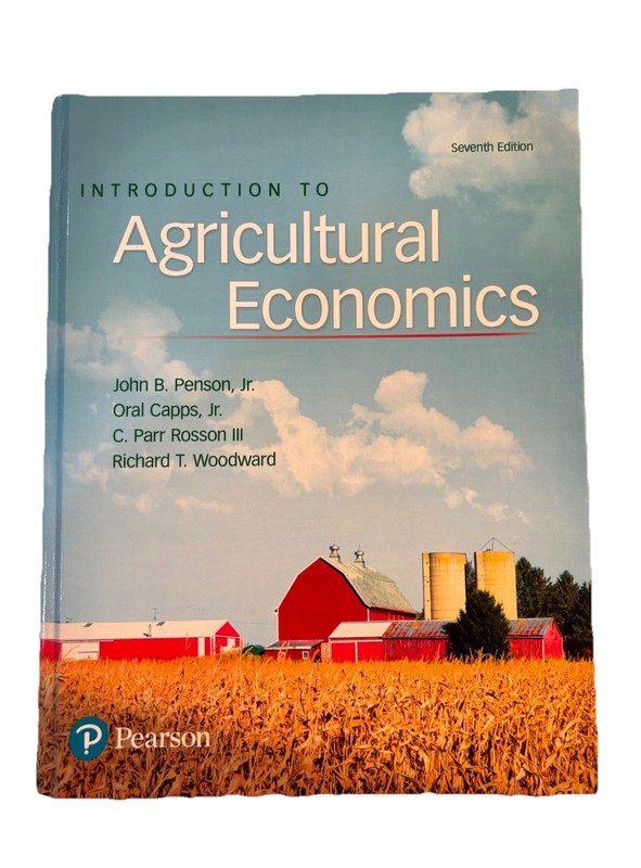 Pearson Introduction to Agricultural Economics 7th Ed Hardcover