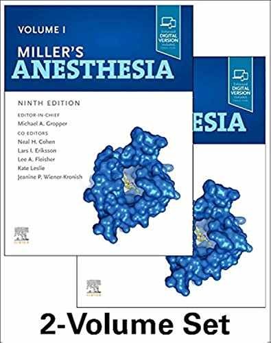 Miller’s Anesthesia, 2-Volume Set – Hardcover, by Gropper MD PhD – Acceptable