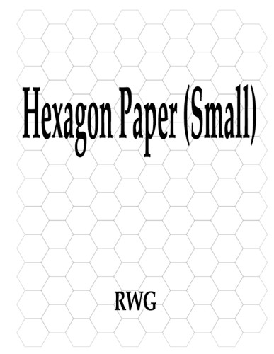 Rwg Hexagon Paper (Small) (Paperback) (UK IMPORT)