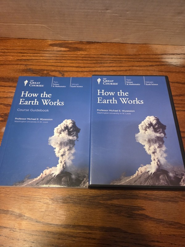 Great Courses DVD + Guidebook How the Earth Works by Michael E. Wysession