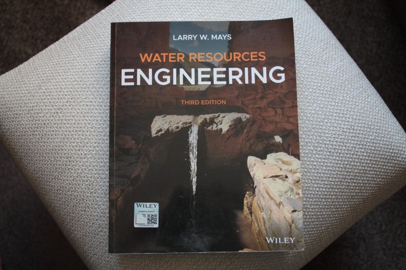 Water Resources Engineering by Larry W. Mays 3rd Edition