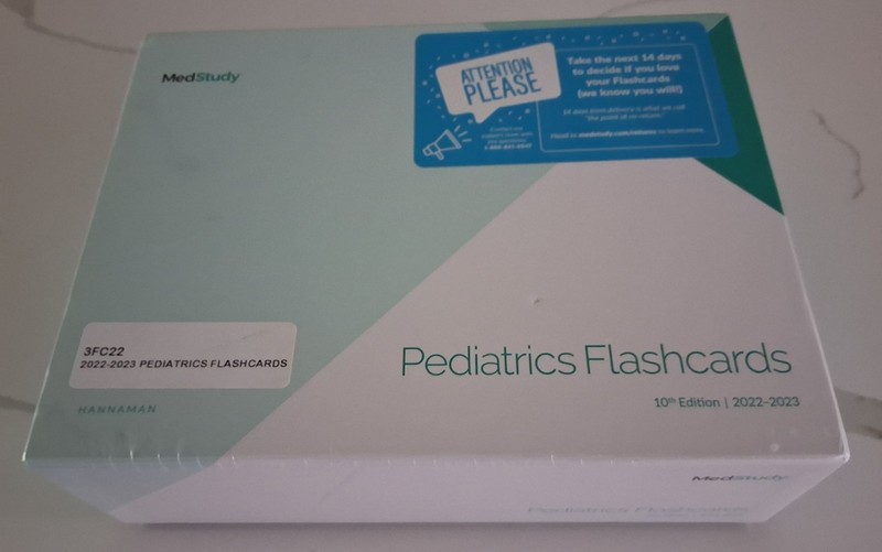 MedStudy Pediatrics Flashcards 10th Edition 2022-2023 BRAND NEW Factory Sealed gallery