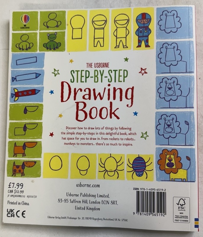Step-by-step Drawing Book How To Draw Lots Of Inspiring Things By Fiona Watt gallery