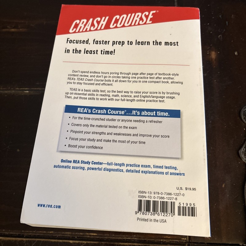 Nursing Test Prep Ser.: ATI TEAS Crash Course® Book + Online by John Allen... gallery