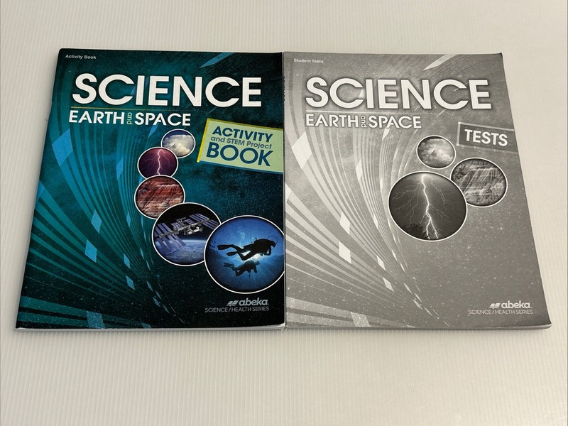Abeka Science/Health Series Earth & Space 2 Books – Homeschool Curriculum – LN