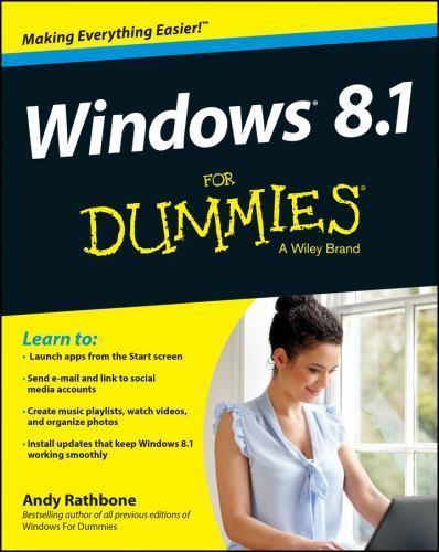 Windows 8.1 For Dummies – Paperback By Rathbone, Andy – VERY GOOD