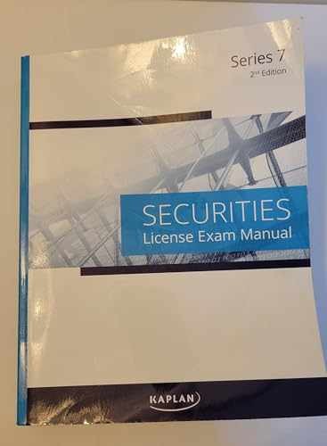 Kaplan Series 7 License – Paperback, by Kaplan Financial Education – Very Good