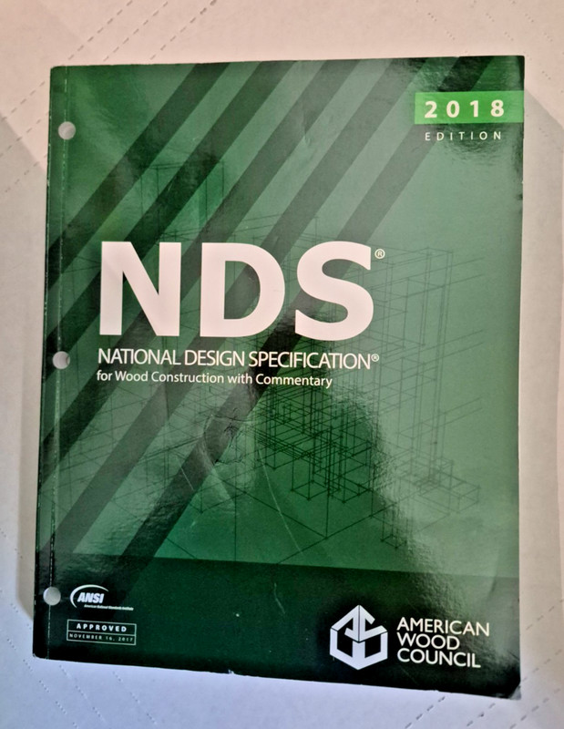 National Design Specification NDS 2018 Edition