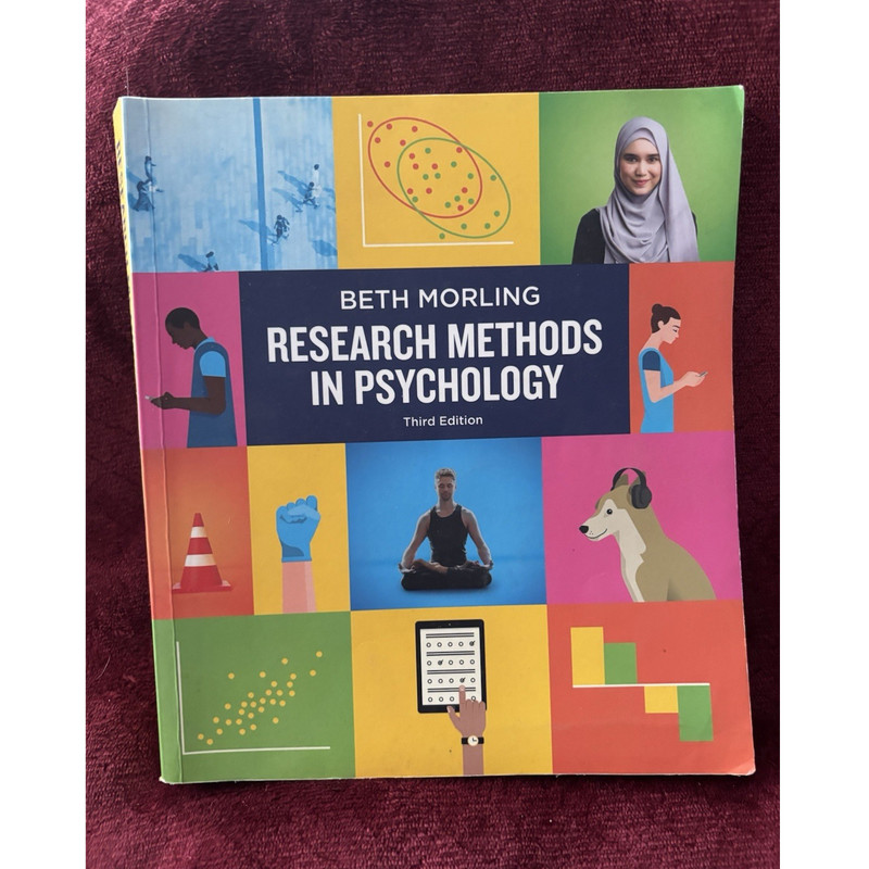 Research Methods in Psychology 3rd Edition Beth Morling Paperback 2017