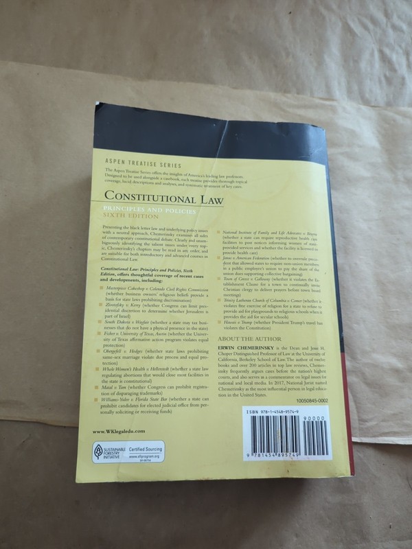 Constitutional Law : Principles and Policies (Sixth Edition) gallery