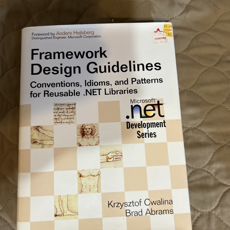Microsoft .net Development Ser.: Framework Design Guidelines : Conventions…