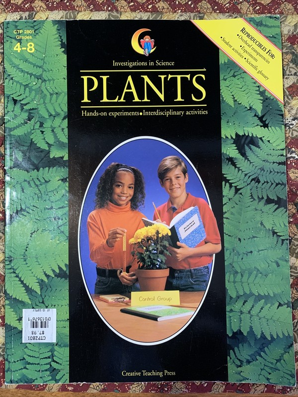 Investigations in Science – Plants, Grades 4-8, Creative Teaching Press