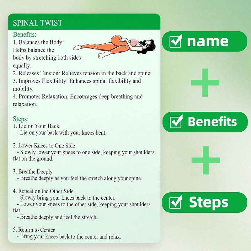 GiftNest Somatic Therapy Exercise Cards - 43 Quick Exercises for Stress Relief gallery