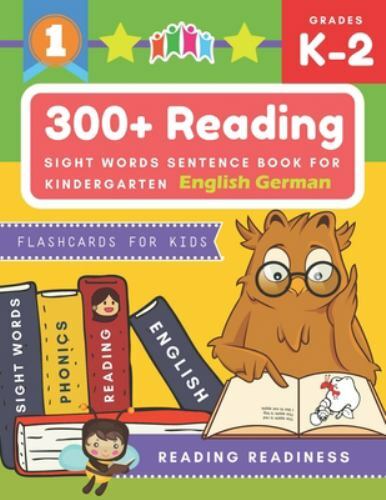 300+ Reading Sight Words Sentenc for Kindergarten English German Flashcards f…