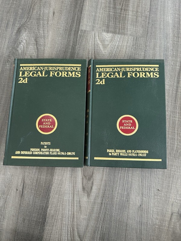 American Jurisprudence Legal Forms 2d State And Federal Volumes 14 And 14a
