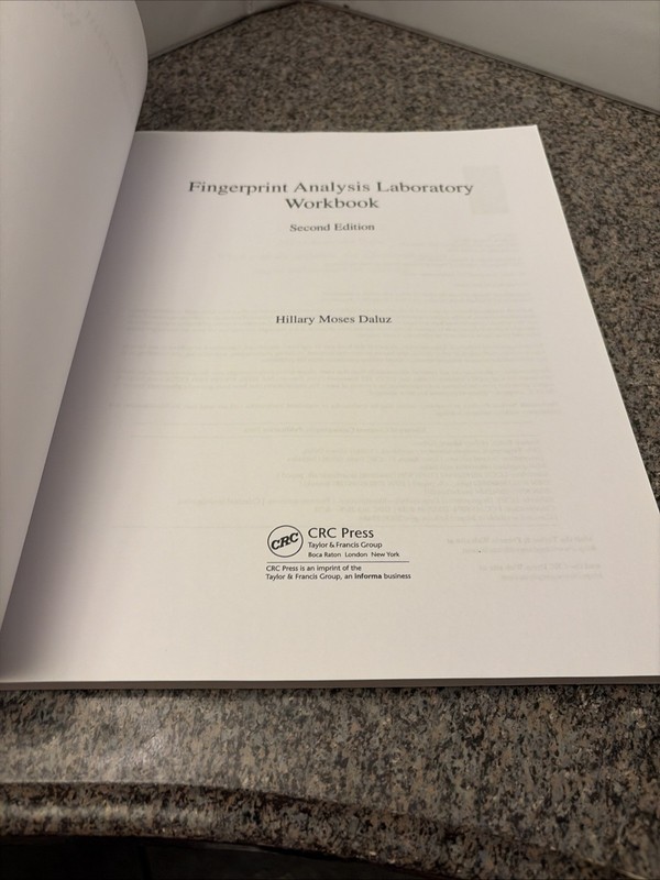 Fingerprint Analysis Laboratory Workbook Second Edition by Daluz (Tradeback) gallery
