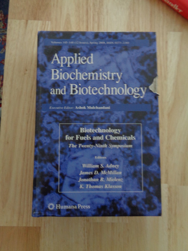 Biotechnology for Fuels & Chemicals 29th Symposium, Adney, McMillan, Mielenz HC