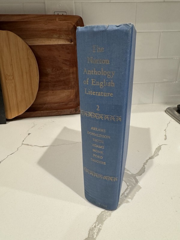 Norton Anthology Of English Literature Volume 2 1962 First Edition gallery