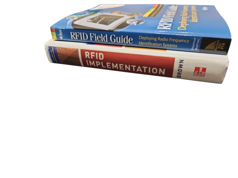 2 Book Bundle RFID Field Guide Soft Cover RFID Implementation Hard Cover