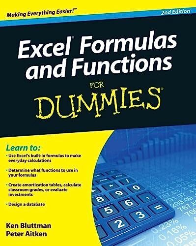 Excel Formulas and Functions F – Paperback – VERY GOOD