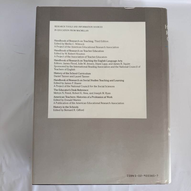 Handbook of Research on Curriculum A Project of the American Educational Jackson gallery