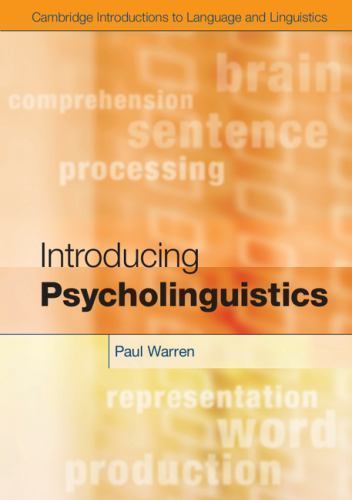 Introducing Psycholinguistics, Warren, Paul Book