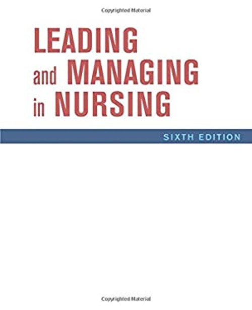 Leading and Managing in Nursing Paperback Patricia S. Yoder-Wise