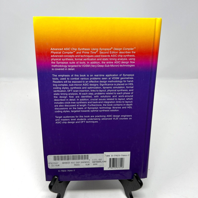 Advanced ASIC Chip Synthesis: Using Synopsys® Design Compiler™ Physical Compiler gallery