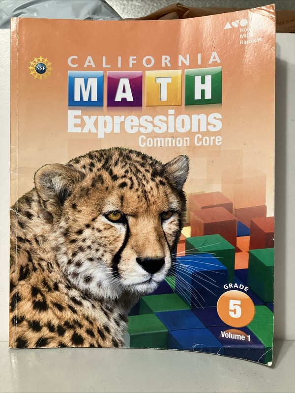 HMH: Math Expressions California Student Activity Book Grade 5 Volume 1
