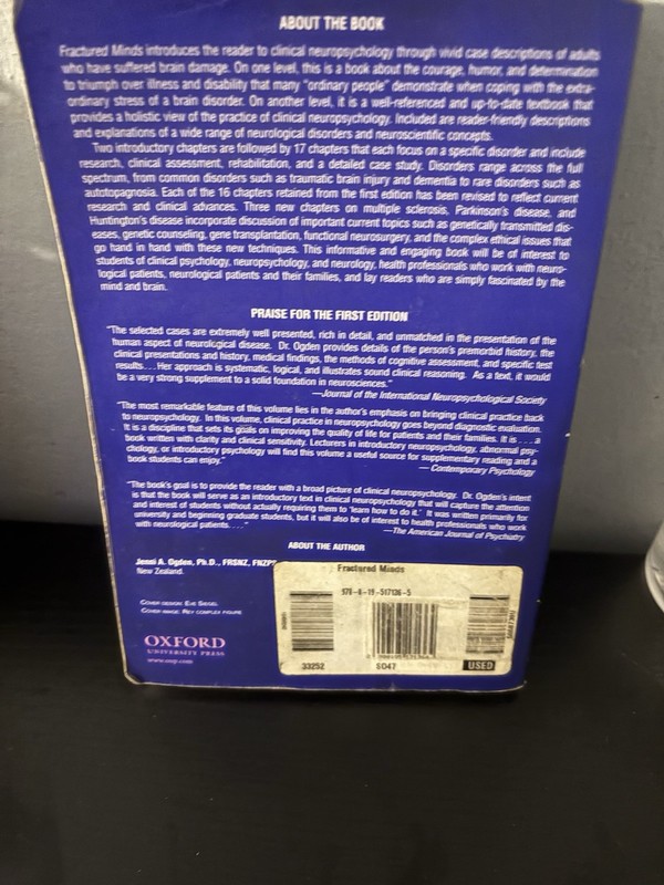 Fractured Minds : A Case-Study Approach to Clinical Neuropsychology gallery