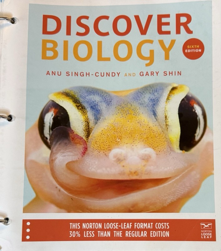 Discover Biology – 6th Edition – Anu Singh-Cundy – Loose Leaf