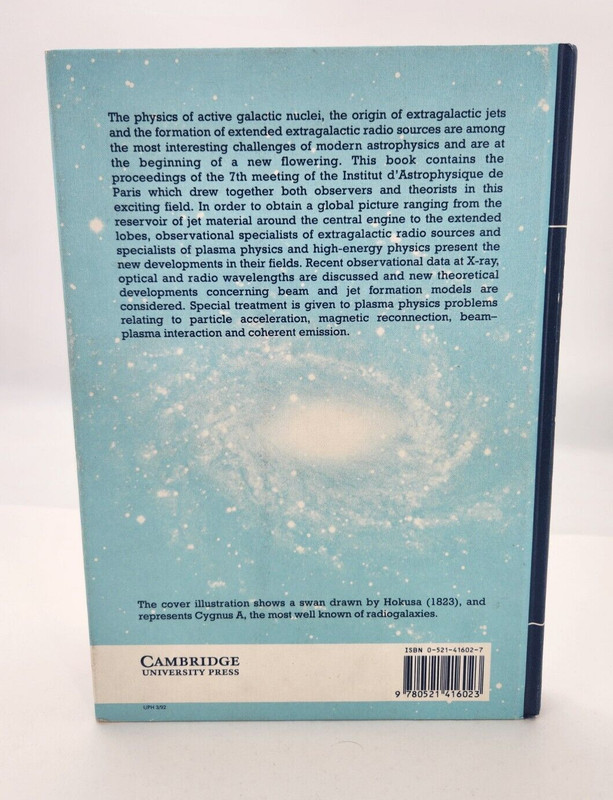 Extragalactic Radio Sources: From Beams to Jets Roland, Sol, Pelletier 1992 HC gallery