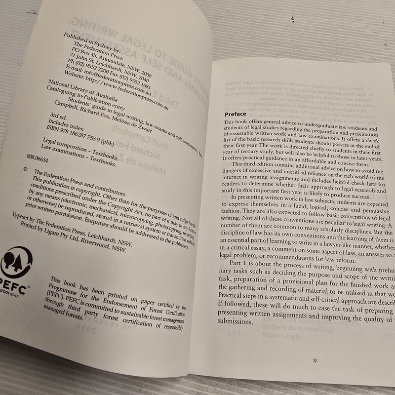 Students' Guide to Legal Writing Law Exams and Self Assessment 3rd Ed gallery