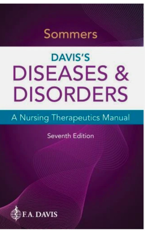 Davis’s Diseases & Disorders: – Paperback, by Sommers Marilyn Sawyer – Very Good