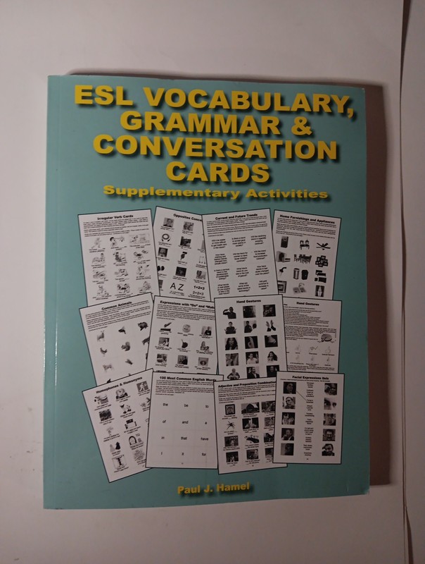 Esl Vocabulary, Grammar & Conversation Cards Book : Supplementary Activities