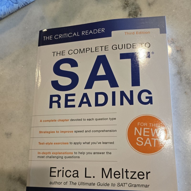Critical Reader : The Complete Guide to SAT Reading, 3rd Edition by Erica L….