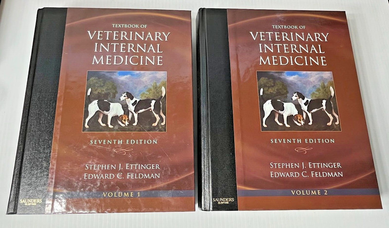 Textbook of Veterinary Internal Medicine 7th Seventh Edition Volumes 1 & 2