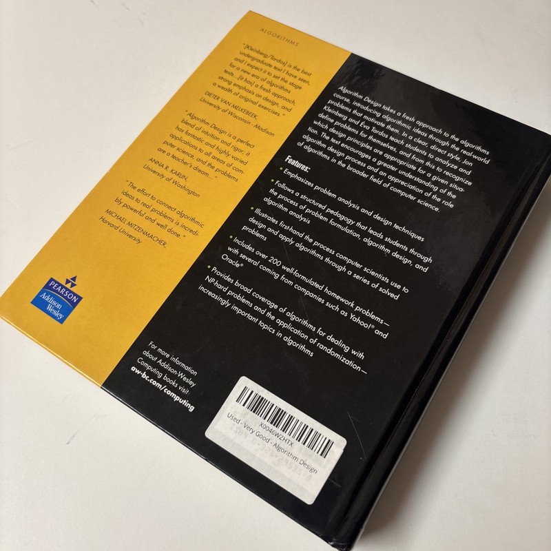 Algorithm Design by Eva Tardos and Jon Kleinberg (2006, HC) gallery