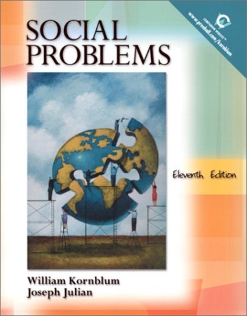 Social Problems Paperback Joseph, Kornblum, William Julian
