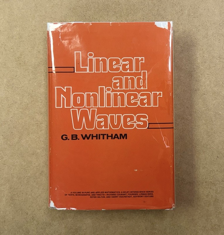 LANL Explosives Expert Copy! Linear & Nonlinear Waves by Whitham 1974 HCDJVG
