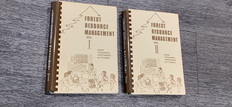 Vintage Forest Resource Management Books Vol.1&Vol.11 1973 Gems
