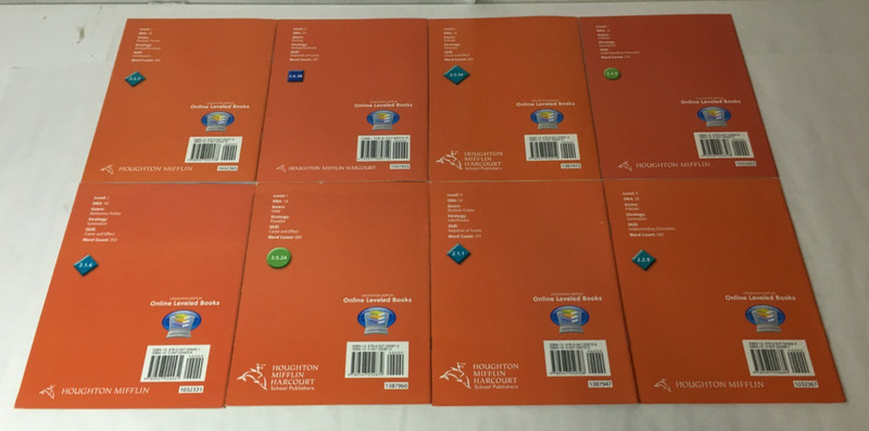 Lot of 23 Houghton Mifflin Books Early Readers - Grade Level 2 - Vocabulary gallery