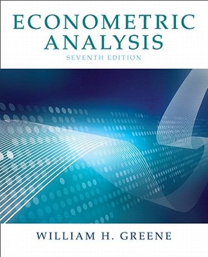 Econometric Analysis by William H Greene: Used
