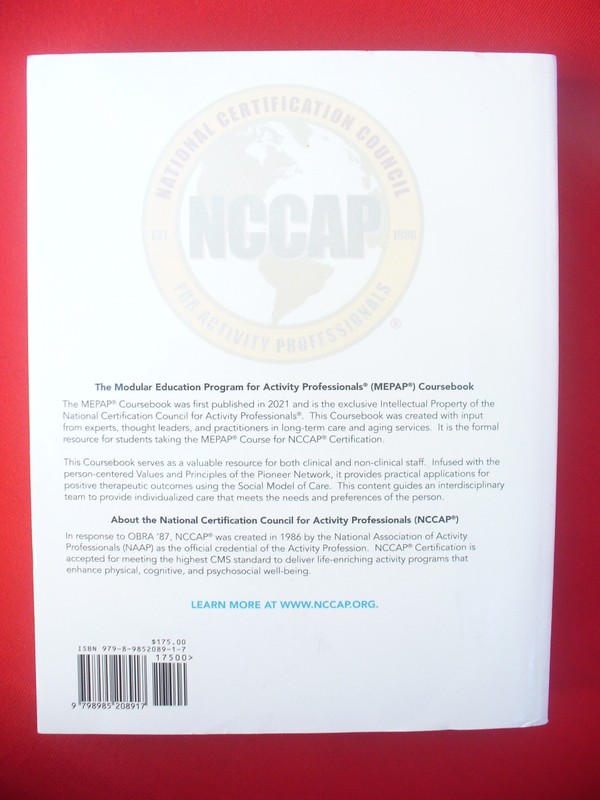 NCCAP - Modular Education Program for Activity Professionals Coursebook - NAAP gallery