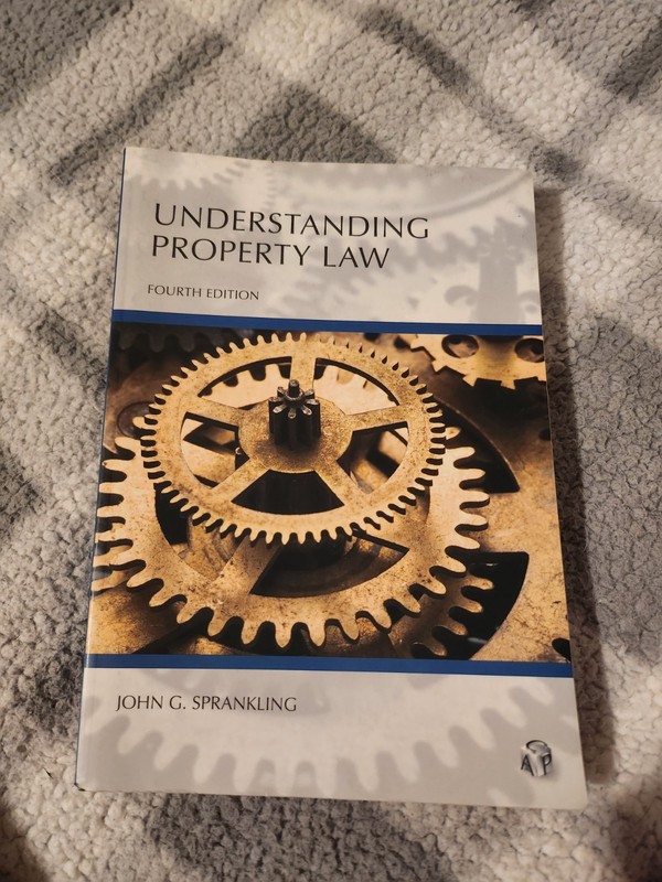 Understanding Ser.: Understanding Property Law by John Sprankling (2017,…