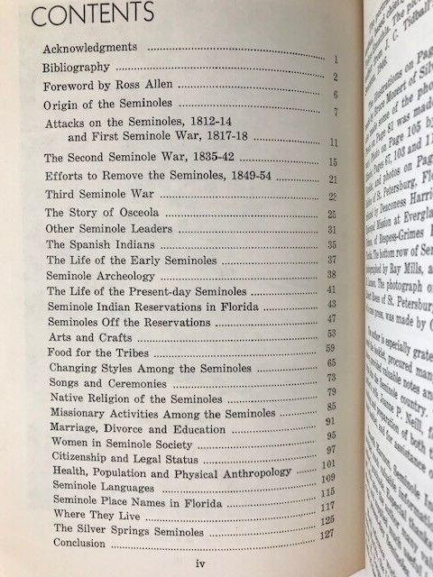 The Story of FLORIDA's SEMINOLE INDIANS 1956 NEILL BOOK Seminoles History gallery