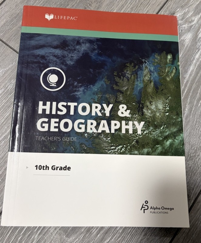 LIFEPAC History & Geography Grade 10 Teacher’s Edition Guide Paperback 2017